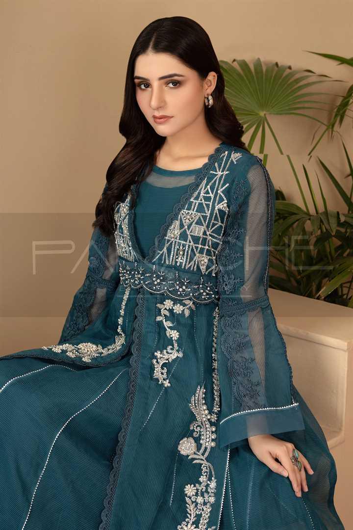 Panache by Mona Emb RTW KURTI-152 JUST JADE - Mohsin Saeed Fabrics