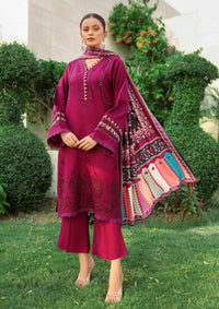 Bin-ilyas-winter-Embroidered-&-Printed-Dress-is-available-at-Mohsin-Saeed-Fabrics-Online-Shopping--