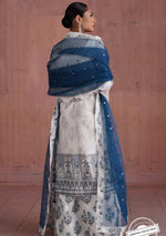 Naqsh by Mashq Chiffon'22 White Tales (QFD-0049) - Mohsin Saeed Fabrics