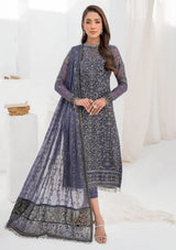 Zarif La Celeste Luxury Formals'23 ZLC-08 (DUSTY TEAL) - Mohsin Saeed Fabrics
