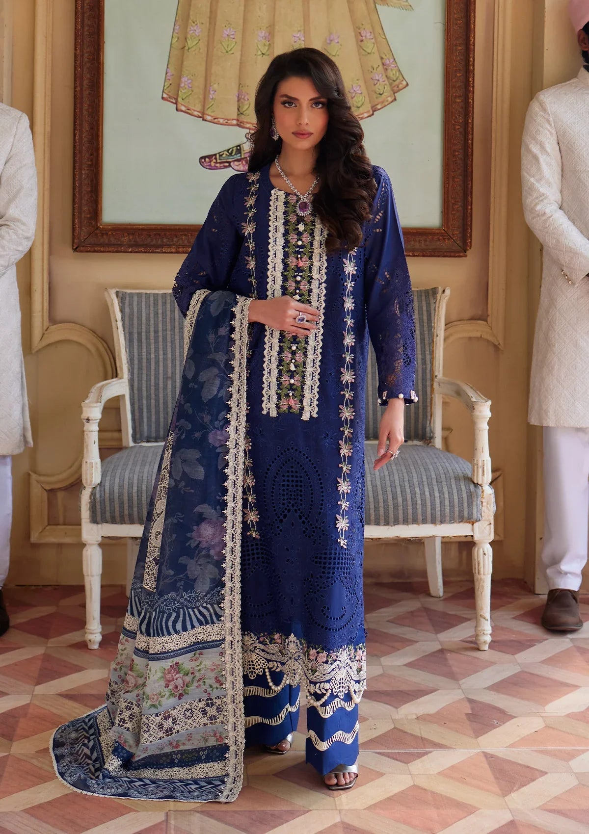 Elaf Eid Edit Lawn'24 ELE-10 YALINA - Mohsin Saeed Fabrics