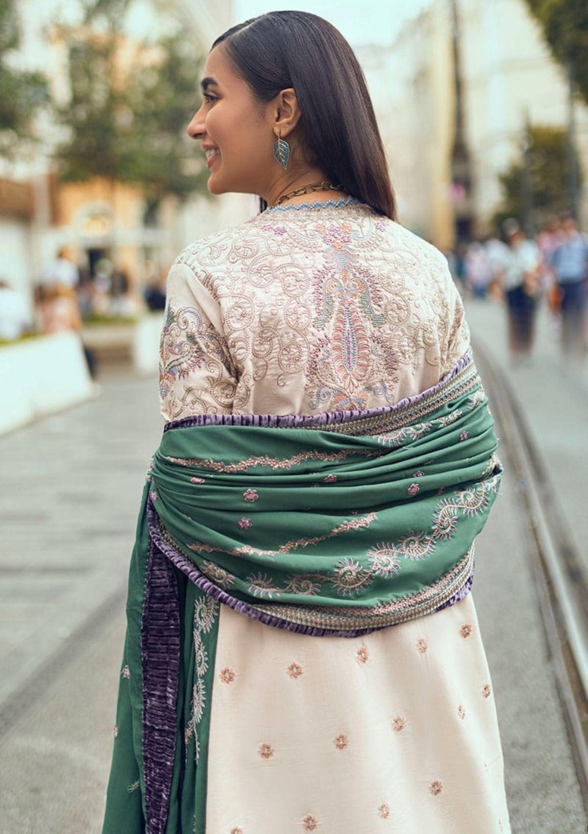Mushq Broadway Returns Winter'22 MW-08 is available at Mohsin Saeed Fabrics online shop All the top women brands in pakistan such as Freesia, Maria b, Zara Shahjahan, Asim Jofa, Zaha, Elan, Crimson, Sobia Nazir, Maryam n Maria, Hussain Rehar, Marjjan, Anaya by Kiran Chaudhary, johra, Shaista, farah talib aziz and Gul Ahmed. 