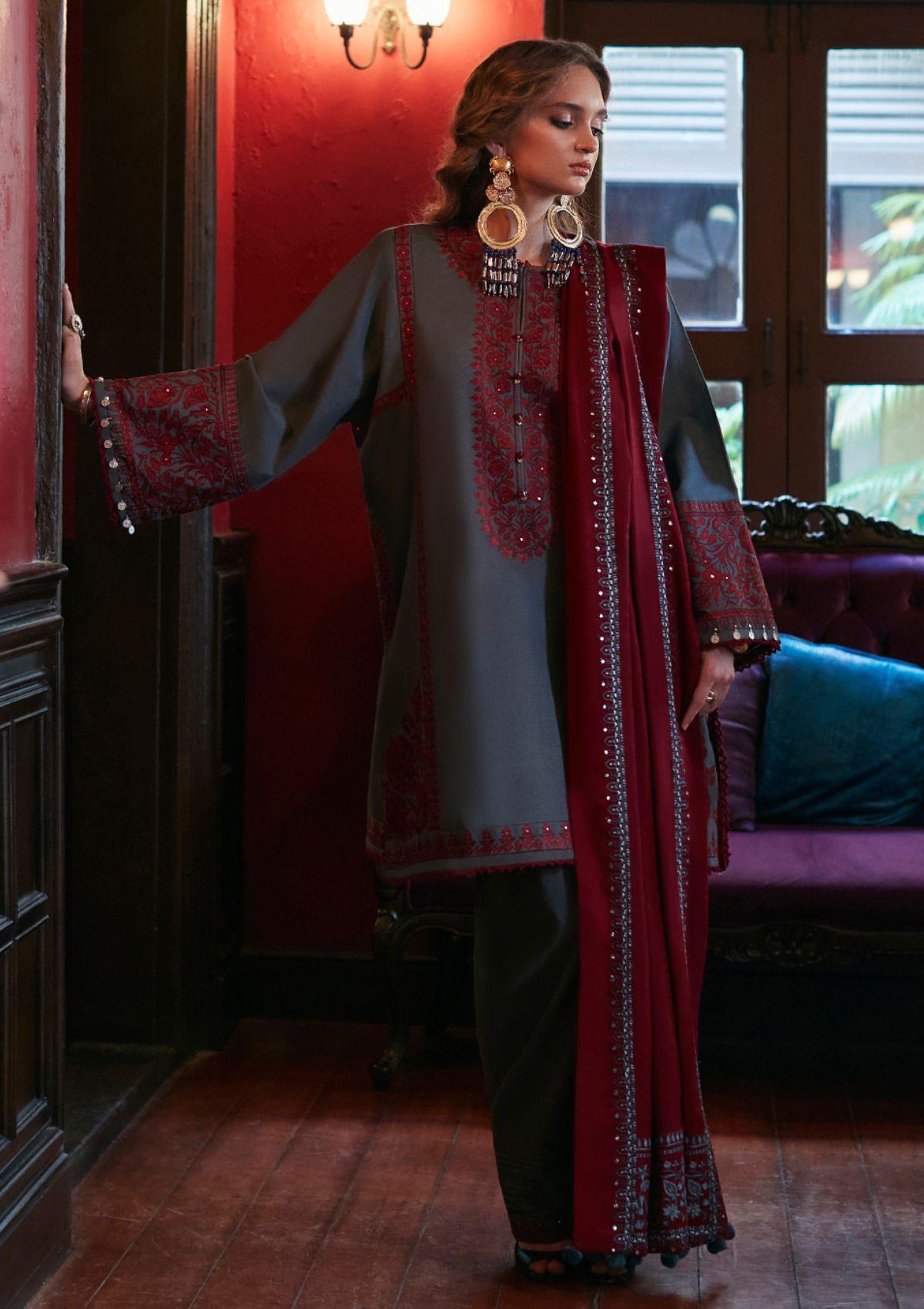 ZAHA Winter'22 ZW-14 (NEHIR) - Mohsin Saeed Fabrics