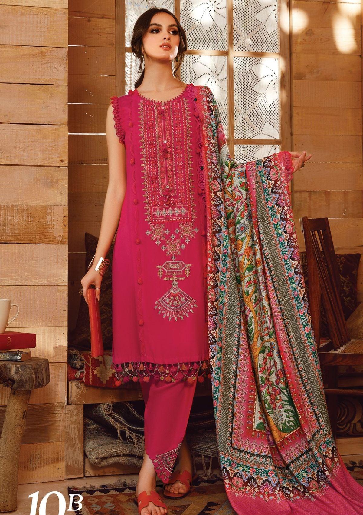 Maria b MPrints Winter Shawl'22 -is-available-at-Mohsin-Saeed-Fabrics-Online-Shopping--