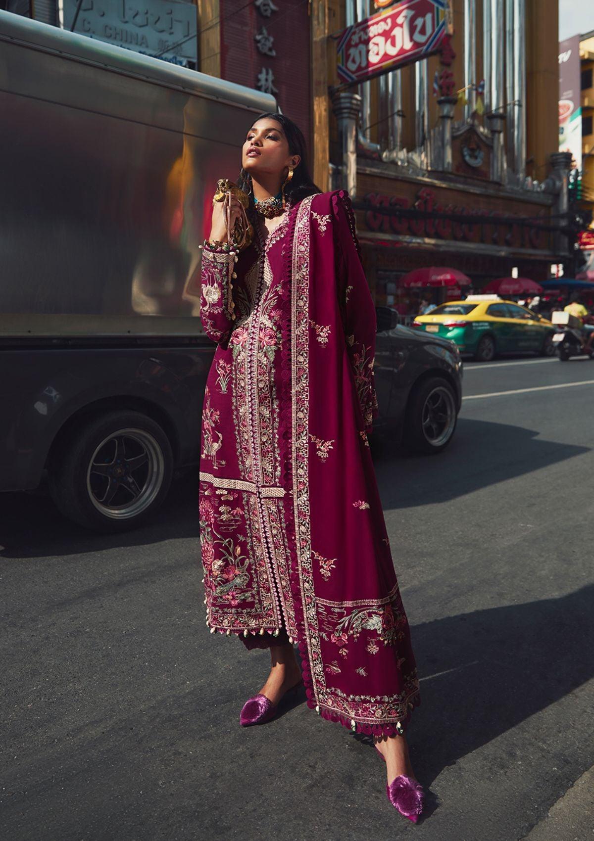 Elan Winter Unstitched'22 EW-07 (Elena) is available at Mohsin Saeed Fabrics. ✓ shop all the top women clothing brands in pakistan ✓ Best Price and Offers ✓ Free Shipping ✓ Cash on Delivery ✓ formal & Wedding Collections 