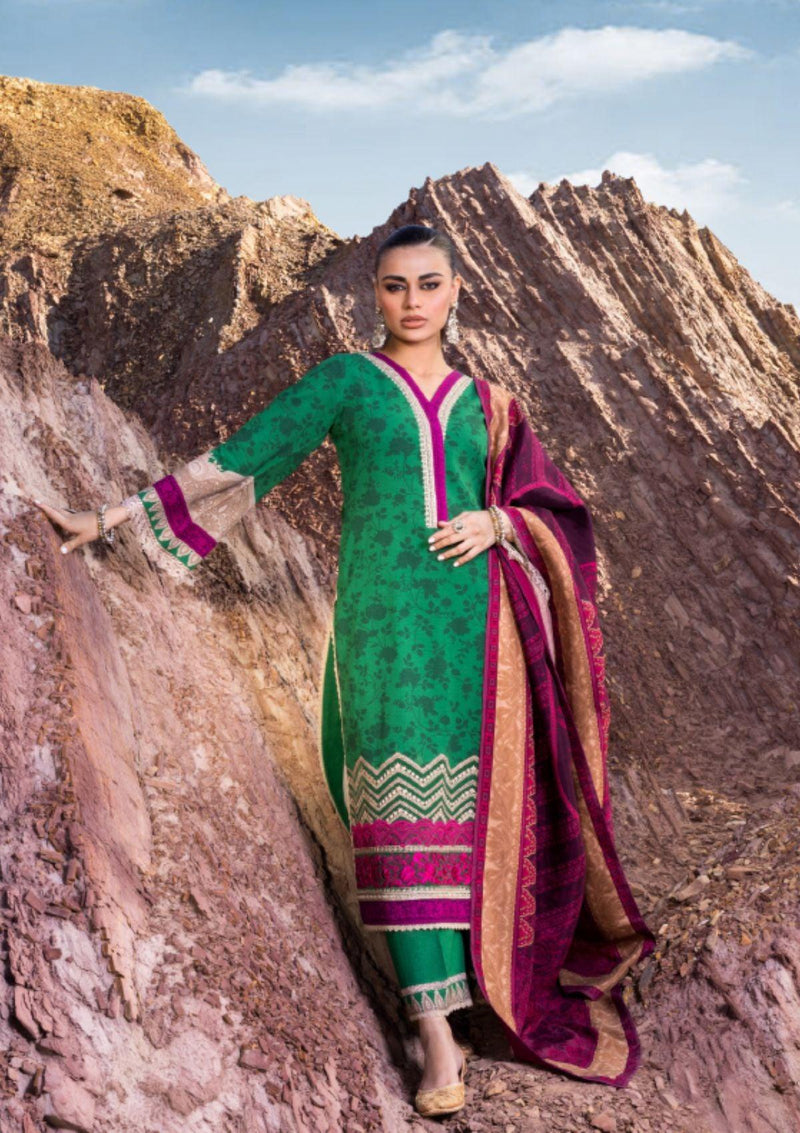 Zainab Chottani Winter Shawls'22 D-05 (KOHINOOR) - Mohsin Saeed Fabrics
