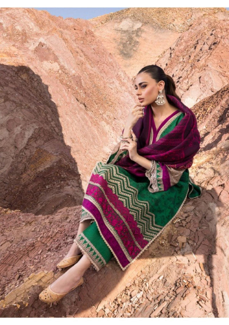 Zainab Chottani Winter Shawls'22 D-05 (KOHINOOR) - Mohsin Saeed Fabrics