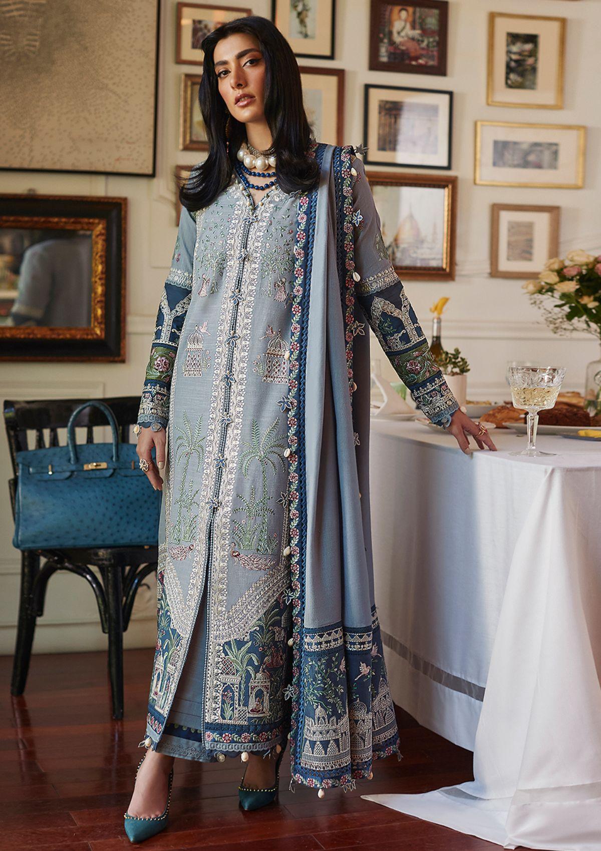 Elan Winter Unstitched'22 EW-05 (Larmina) - Mohsin Saeed Fabrics