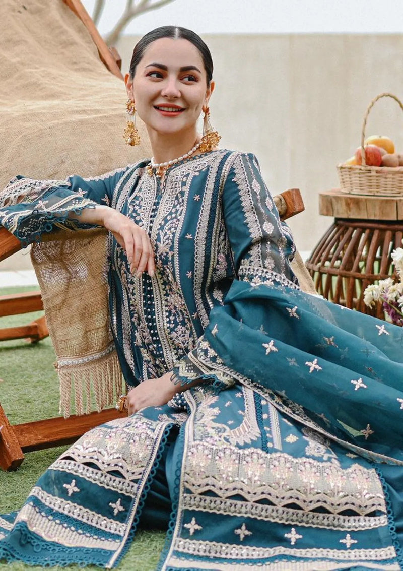 Qalamkar Sahil Lawn'23 SP-10 (Zahra) - Mohsin Saeed Fabrics