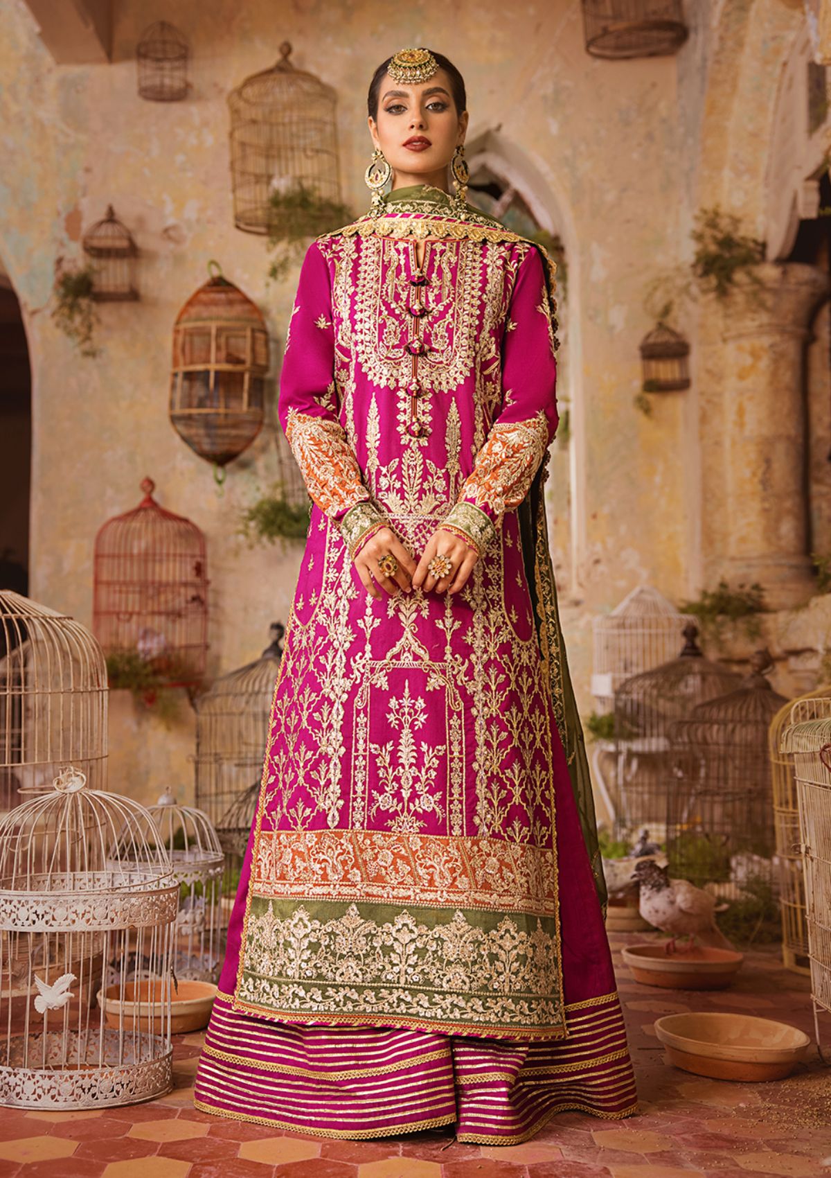 Asim Jofa RUNG Eid Luxury Lawn’23 AJLR-02 - Mohsin Saeed Fabrics