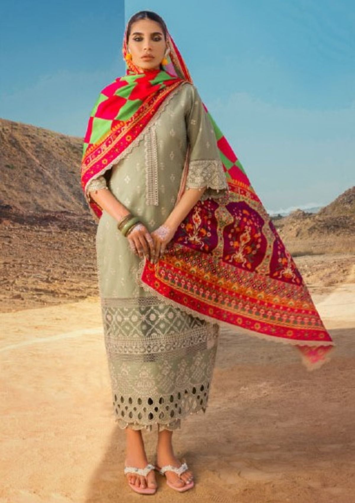 Zainab Chottani Luxury Chikankari'23 ZC-10B - Mohsin Saeed Fabrics