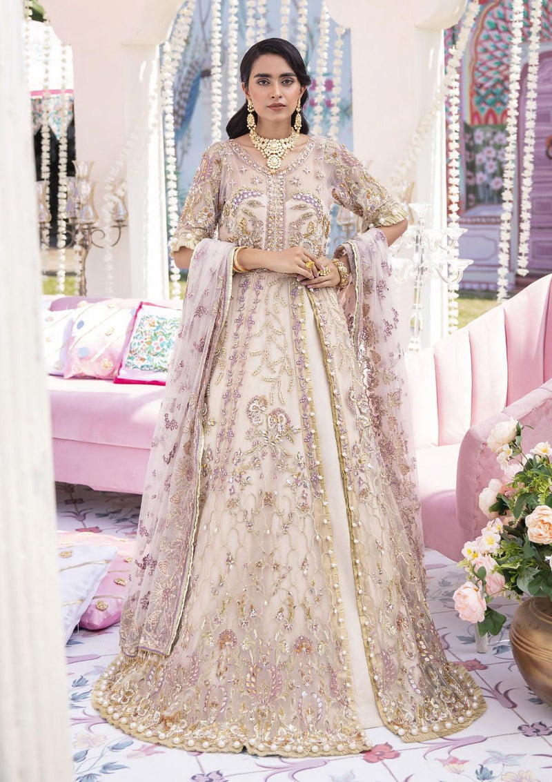 Elaf Veer di Wedding'22 EVW-05 (JAHAN ARAA) is available at Mohsin Saeed Fabrics online shop All the top women brands in pakistan such as Freesia, Maria b, Zara Shahjahan, Asim Jofa, Zaha, Elan, Crimson, Sobia Nazir, Maryam n Maria, Hussain Rehar, Marjjan, Anaya by Kiran Chaudhary, johra, Shaista, farah talib aziz and Gul Ahmed. 