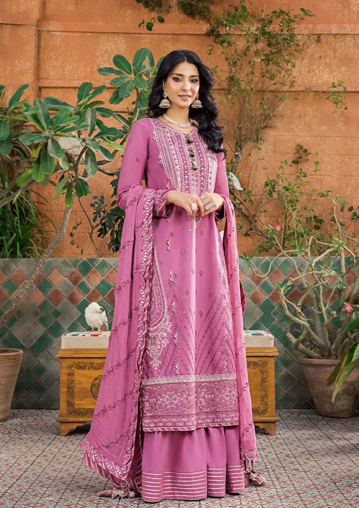 Asim Jofa RAQS Eid Luxury Lawn’23 AJLR-24 is available at Mohsin Saeed Fabrics free shipping available worldwide. Shop All the top women clothing brands online such as Freesia, Maria b, Zara Shahjahan, Asim Jofa, Zaha, Elan, Crimson, Sobia Nazir, Maryam n Maria, Hussain Rehar and Marjjan