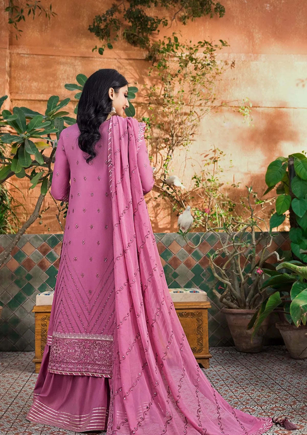 Asim Jofa RAQS Eid Luxury Lawn’23 AJLR-24 - Mohsin Saeed Fabrics