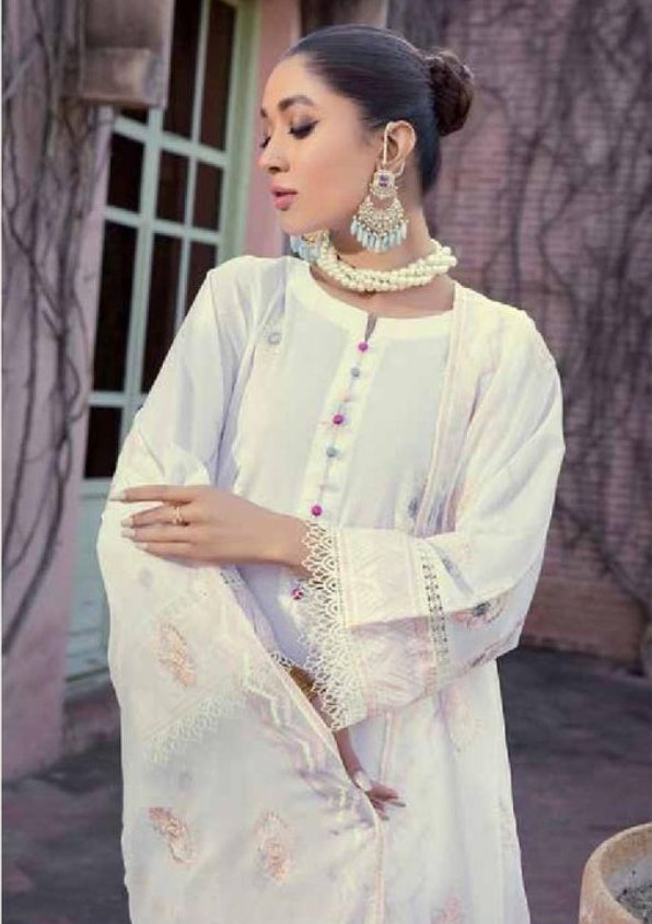 Wania Tabeer Emb Lawn V-01'23 WL-170 - Mohsin Saeed Fabrics