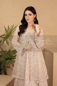 Panache by Mona Emb RTW KURTI-148 RITZY ROSETTE - Mohsin Saeed Fabrics