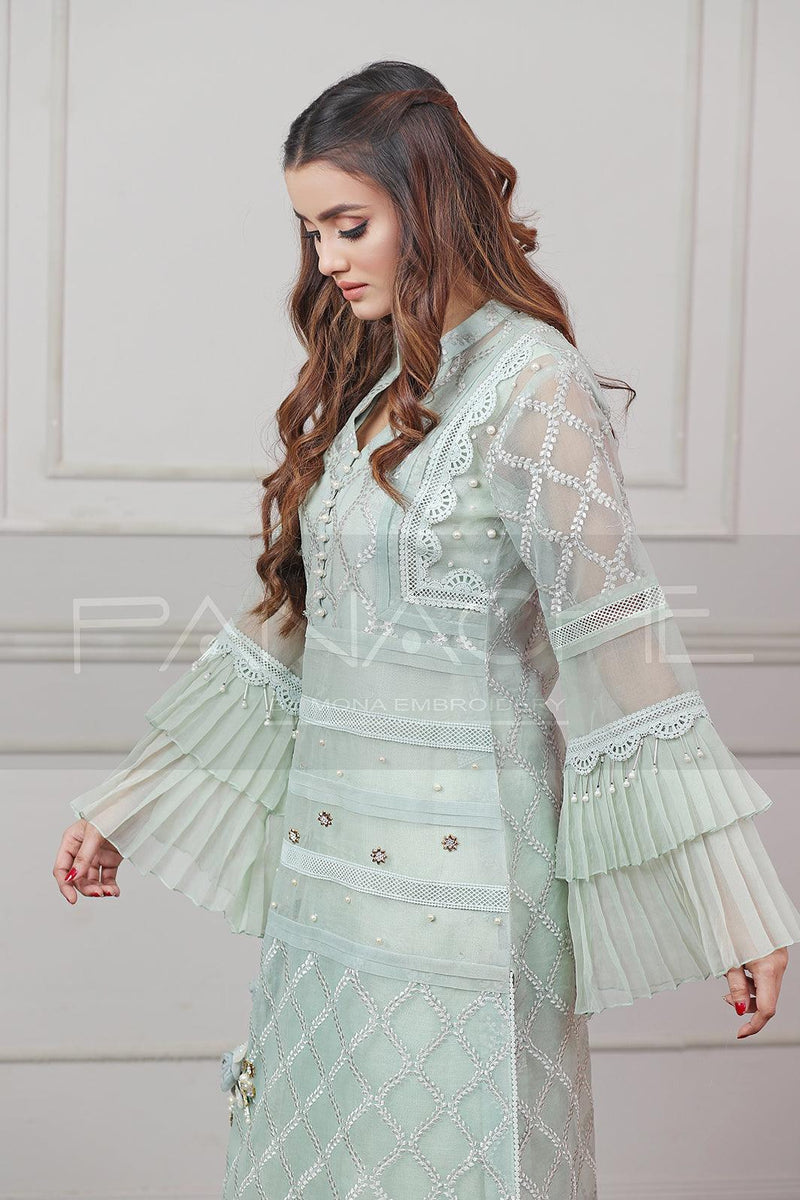 Panache by Mona Emb RTW Kurti-0108 - Mohsin Saeed Fabrics