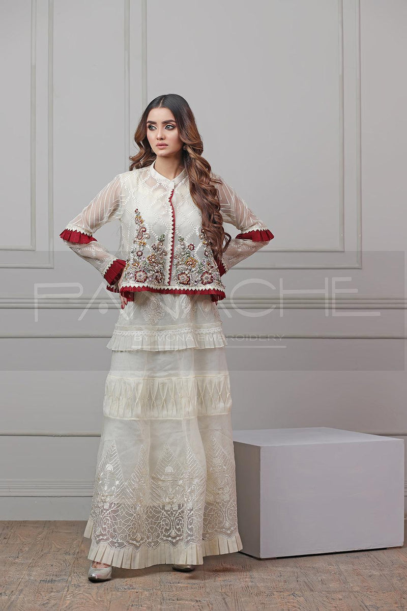 Panache by Mona Emb RTW Kurti-0101 - Mohsin Saeed Fabrics