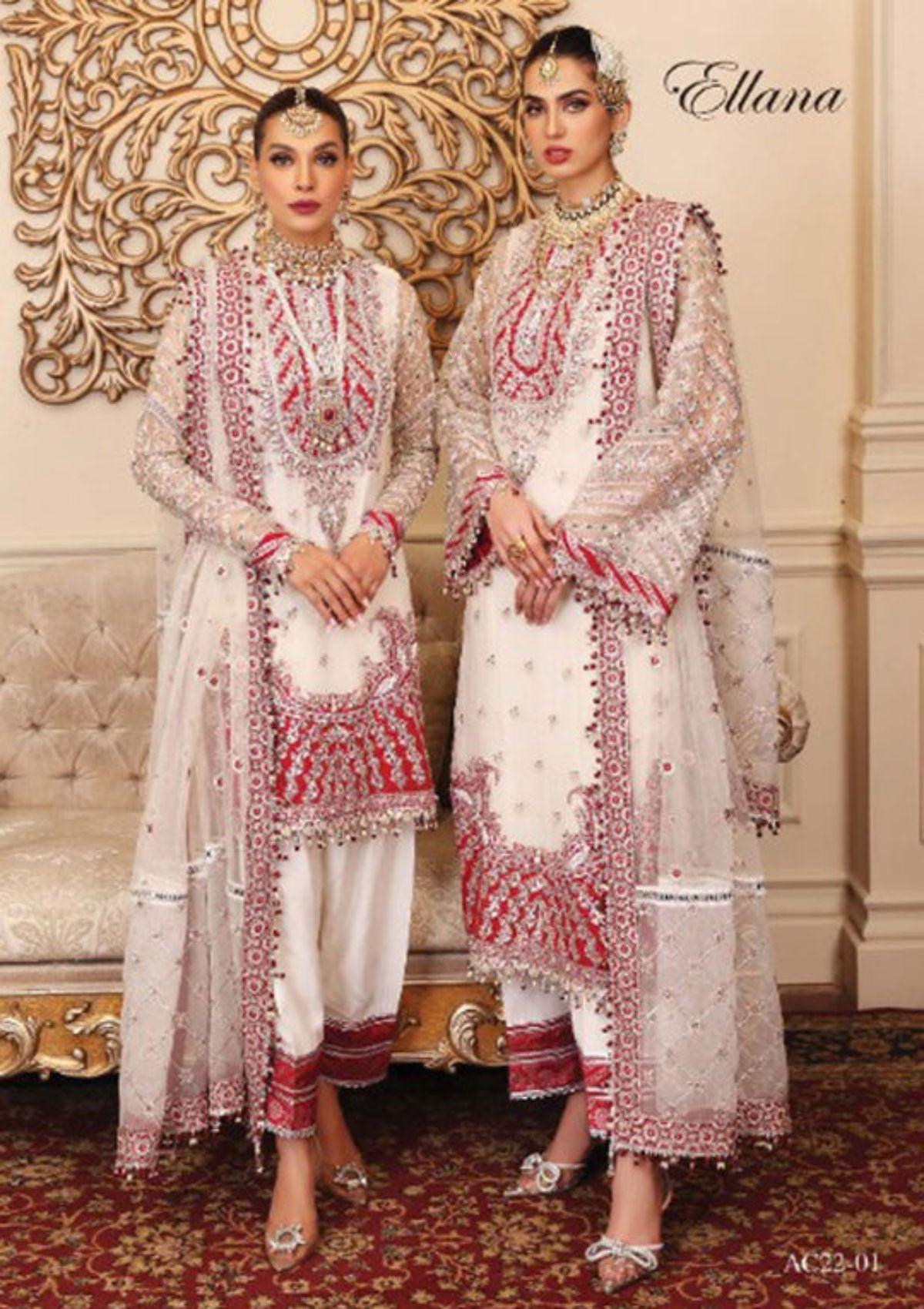 Anaya Opulence Chiffon’22 AC-01 (Ellana) - Mohsin Saeed Fabrics