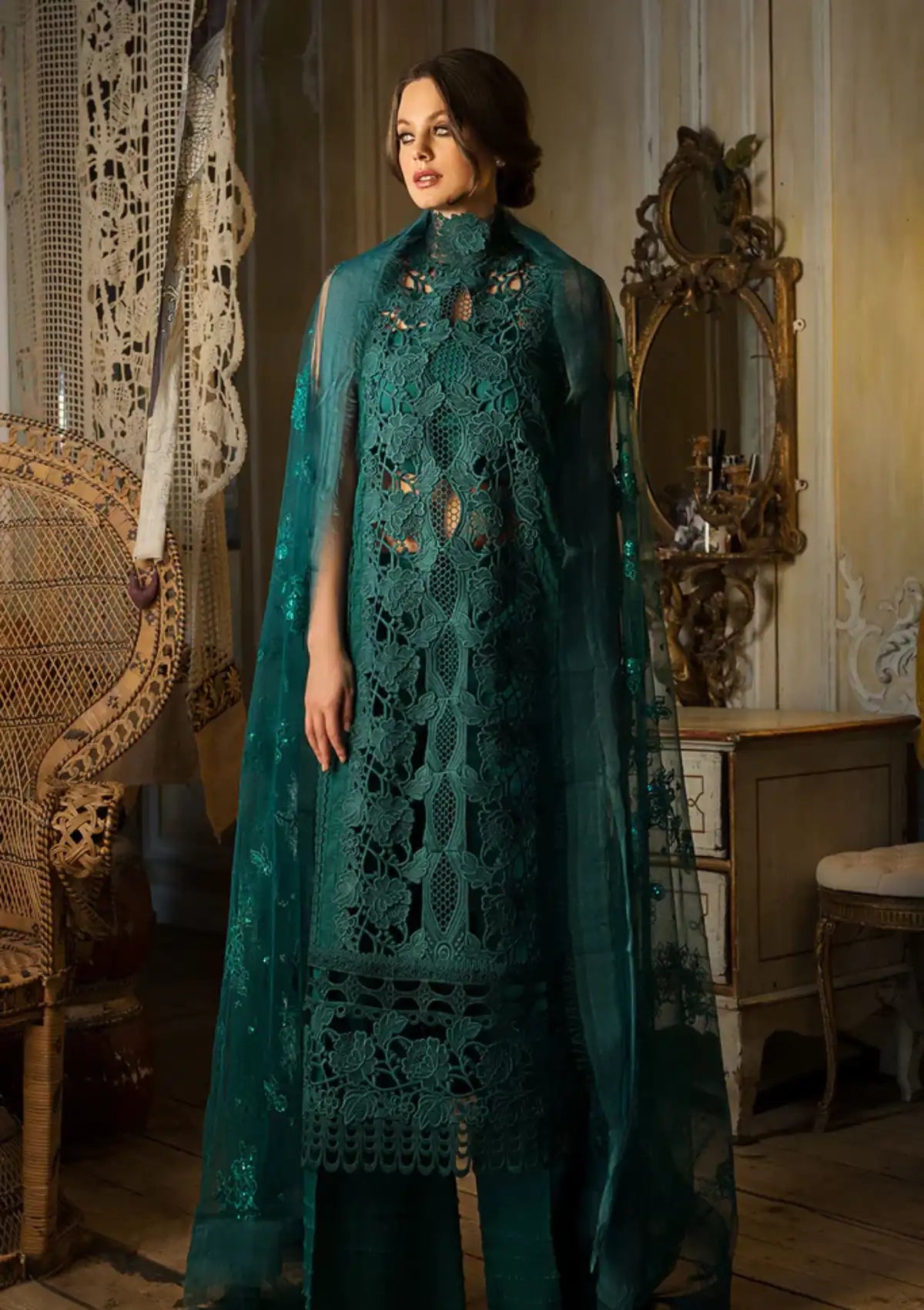 Sobia Nazir Luxury Lawn'23 D-13B - Mohsin Saeed Fabrics