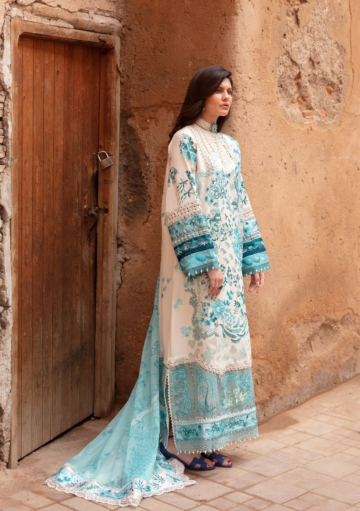 Republic Amaani Eid Lawn'23 D6-B (Tilila) - Mohsin Saeed Fabrics