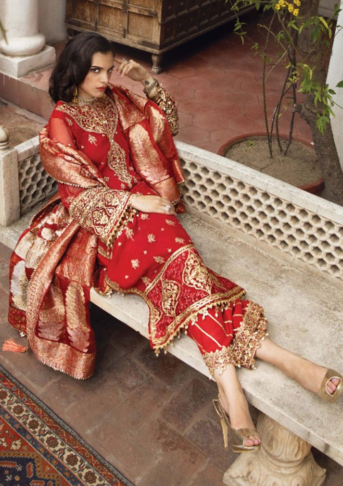 Anaya X Kamiar Rokni Anahita Wedding'22 AKW-07 is available at Mohsin Saeed Fabrics online 