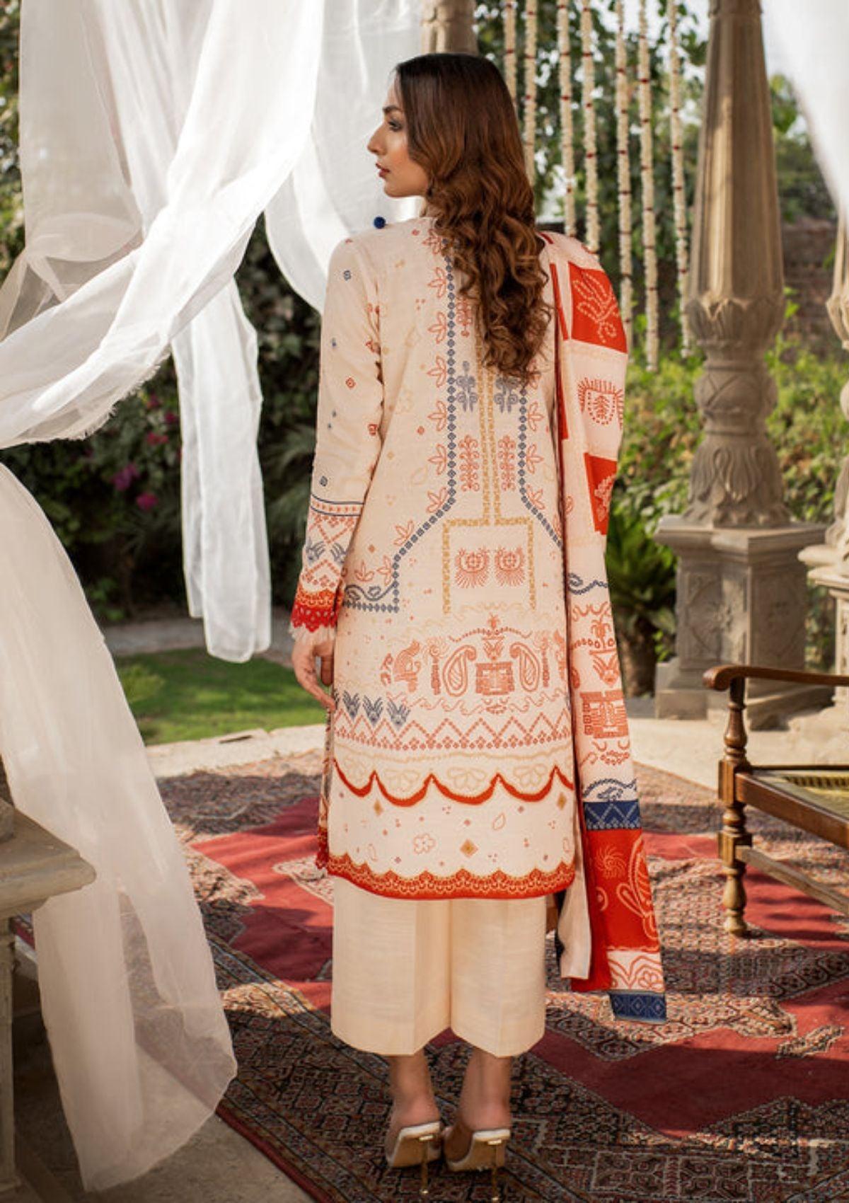 Bin ilyas Sakin Maya Winter '22 D-772-A is available at Mohsin Saeed Fabrics online shop All the top women brands in pakistan such as Freesia, Maria b, Zara Shahjahan, Asim Jofa, Zaha, Elan, Crimson, Sobia Nazir, Maryam n Maria, Hussain Rehar, Marjjan, Anaya by Kiran Chaudhary, johra, Shaista, farah talib aziz and Gul Ahmed. 
