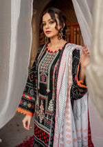 Bin-ilyas-winter-Embroidered-&-Printed-Dress-is-available-at-Mohsin-Saeed-Fabrics-Online-Shopping--