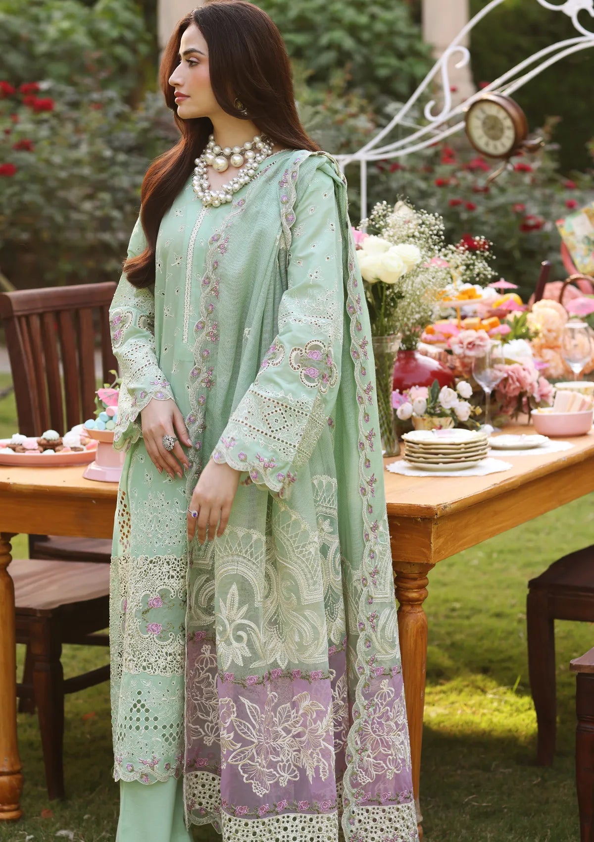 Elaf Festive Chikankari'23 ECF-05 ALICE - Mohsin Saeed Fabrics