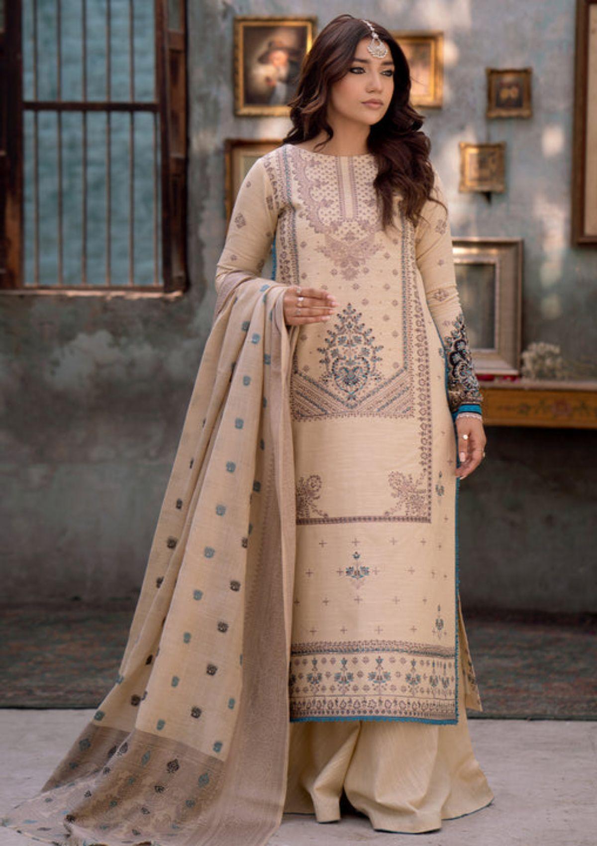 Bin Ilyas Esha Eshal Winter Vol-02'22 D-811A - Mohsin Saeed Fabrics