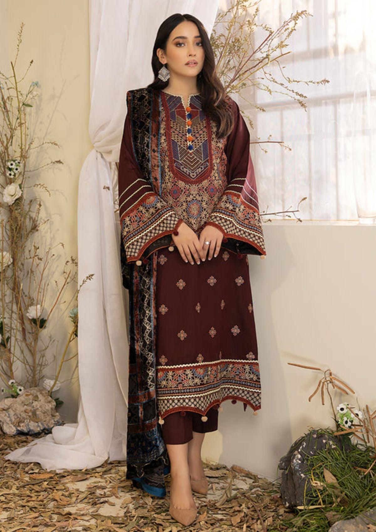 Bin Ilyas Esha Eshal Vol-03'22 D-825B - Mohsin Saeed Fabrics