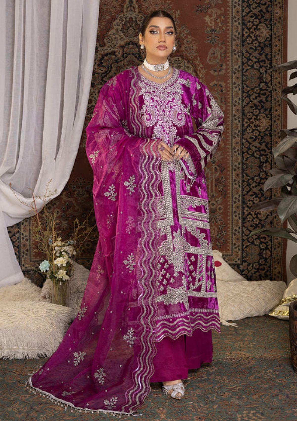 Bin Ilyas Esha Eshal Vol-03'22 D-826B - Mohsin Saeed Fabrics