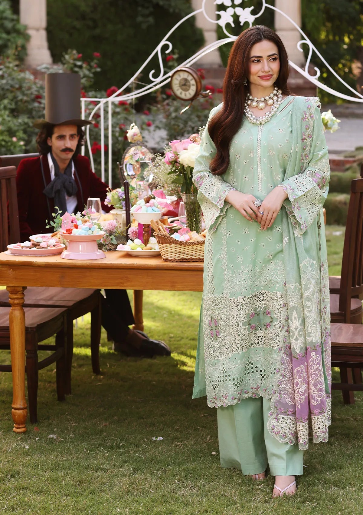 Elaf Festive Chikankari'23 ECF-05 ALICE - Mohsin Saeed Fabrics