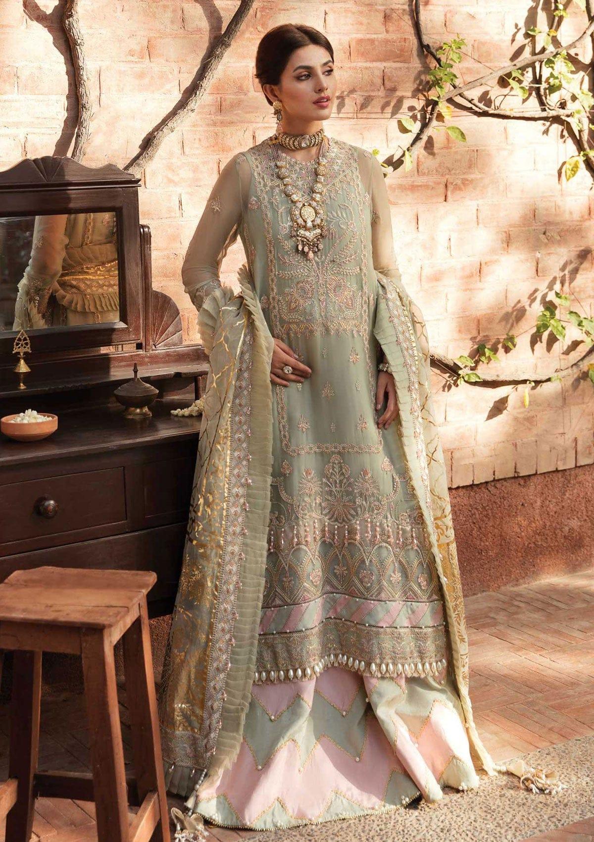 Afrozeh formal & Wedding Collections available at mohsin saeed Fabrics online store. 