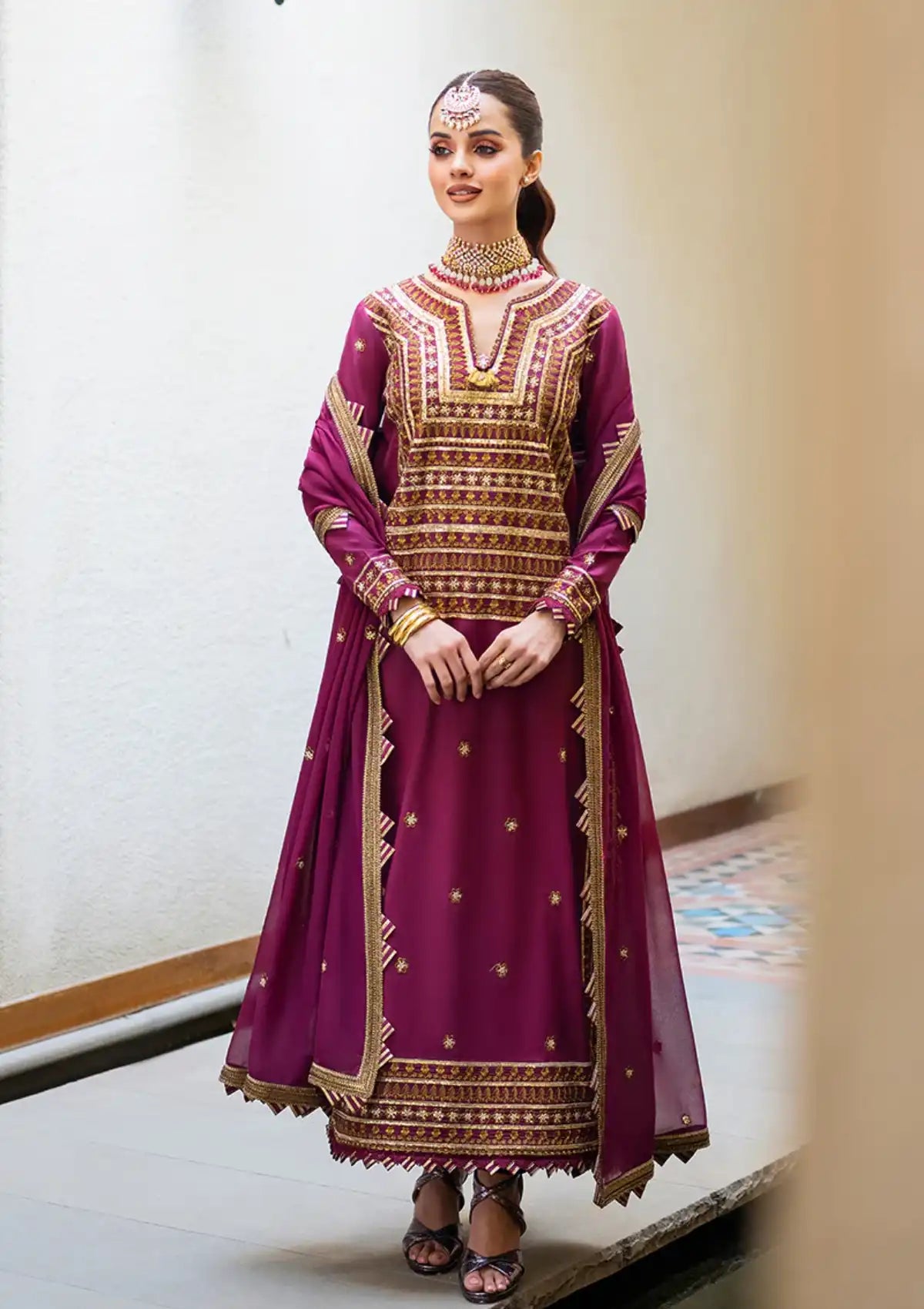 Asim Jofa Eid Festive'23 AJKM-11 - Mohsin Saeed Fabrics