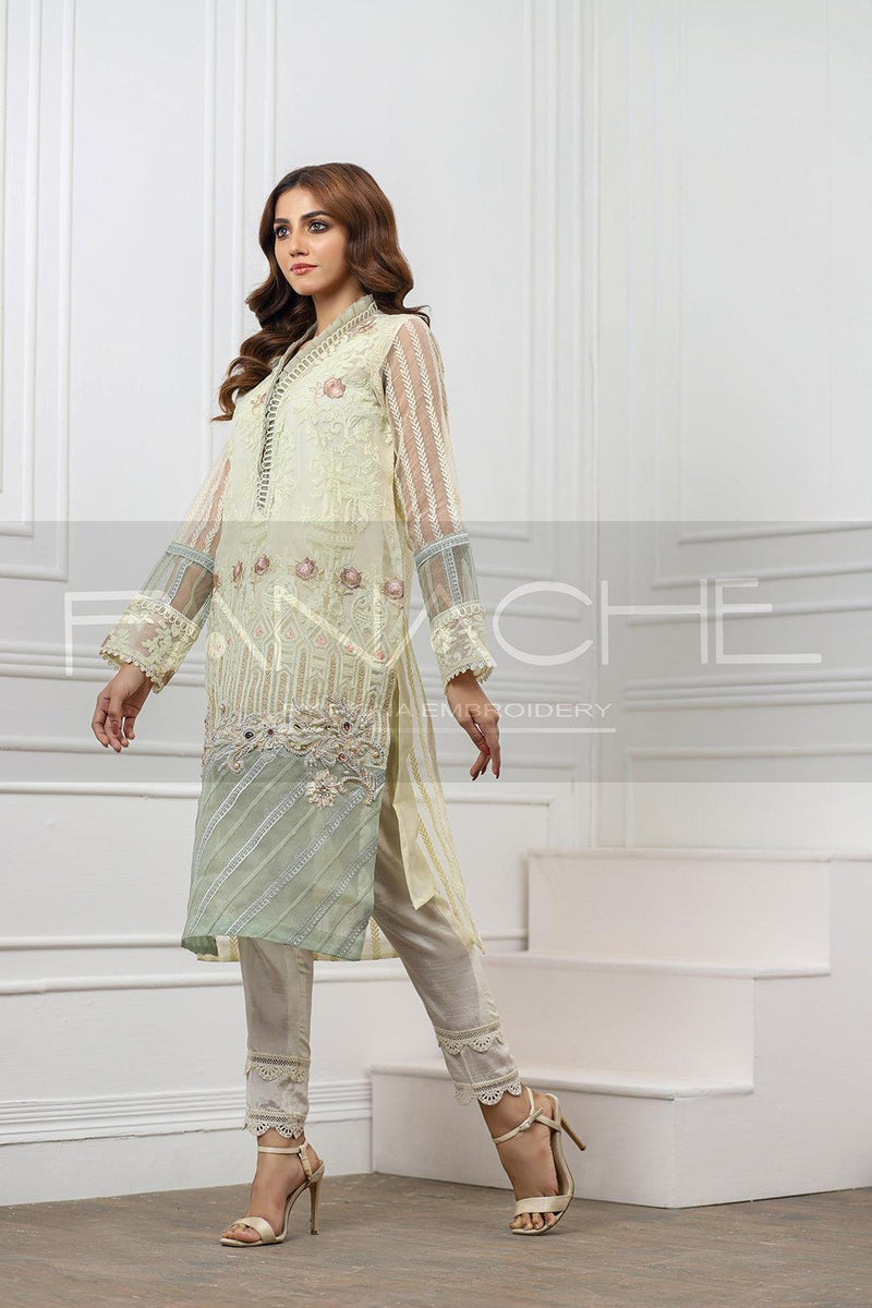 Panache by Mona Emb RTW KURTI-0122 - Mohsin Saeed Fabrics
