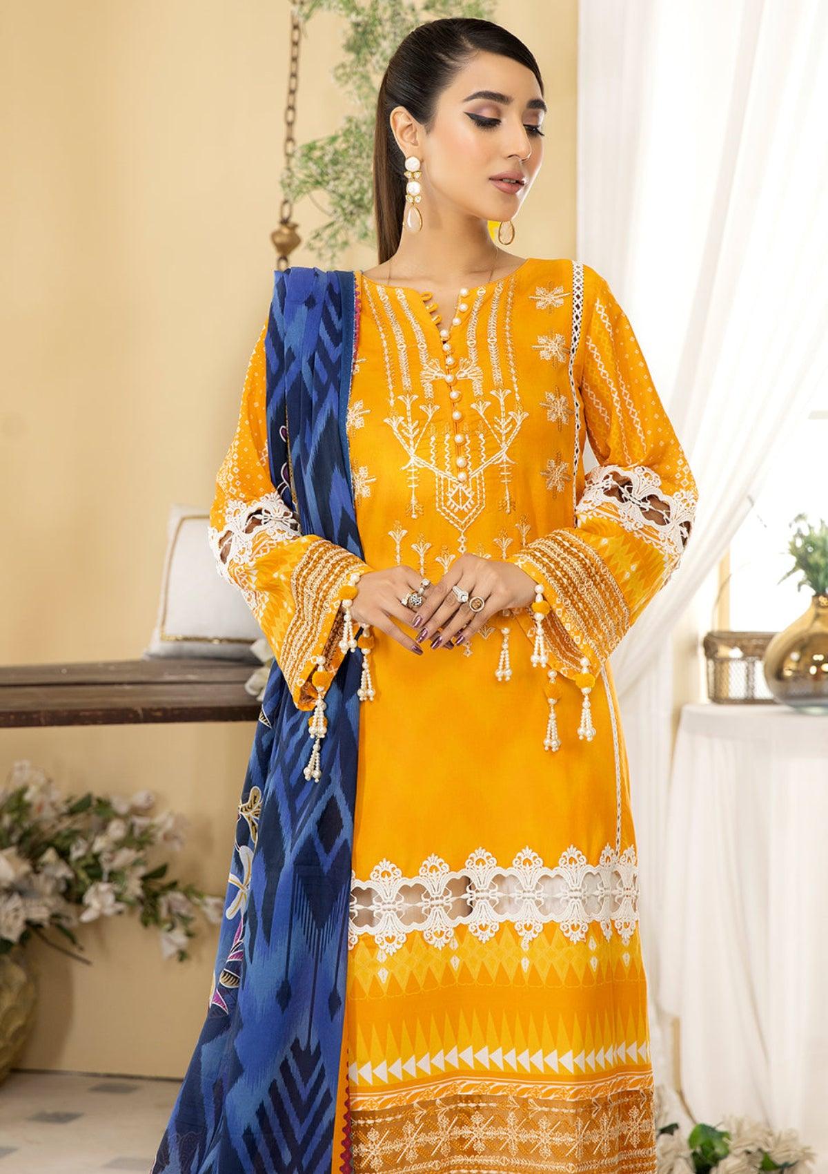 Mirha Dhanak Emb Lawn’22-D-09 - Mohsin Saeed Fabrics