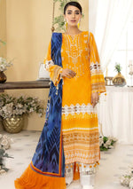 Mirha Dhanak Emb Lawn’22-D-09 - Mohsin Saeed Fabrics