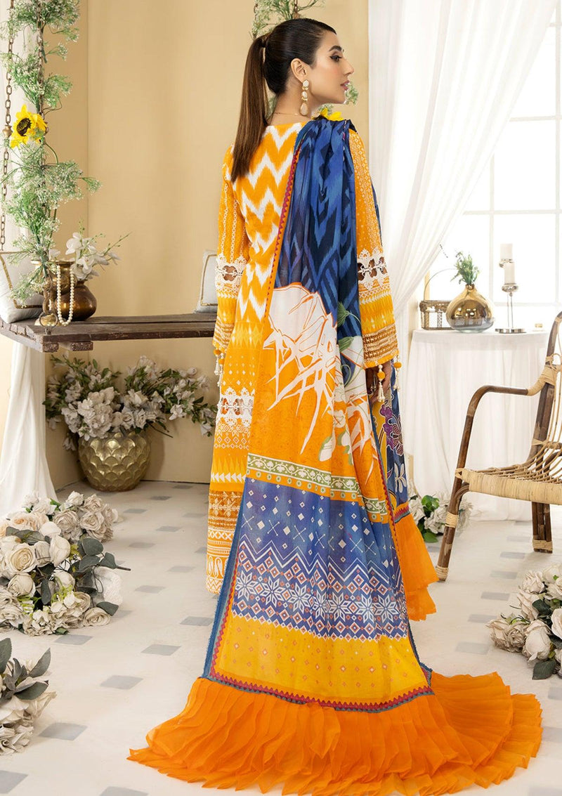 Mirha Dhanak Emb Lawn’22-D-09 - Mohsin Saeed Fabrics
