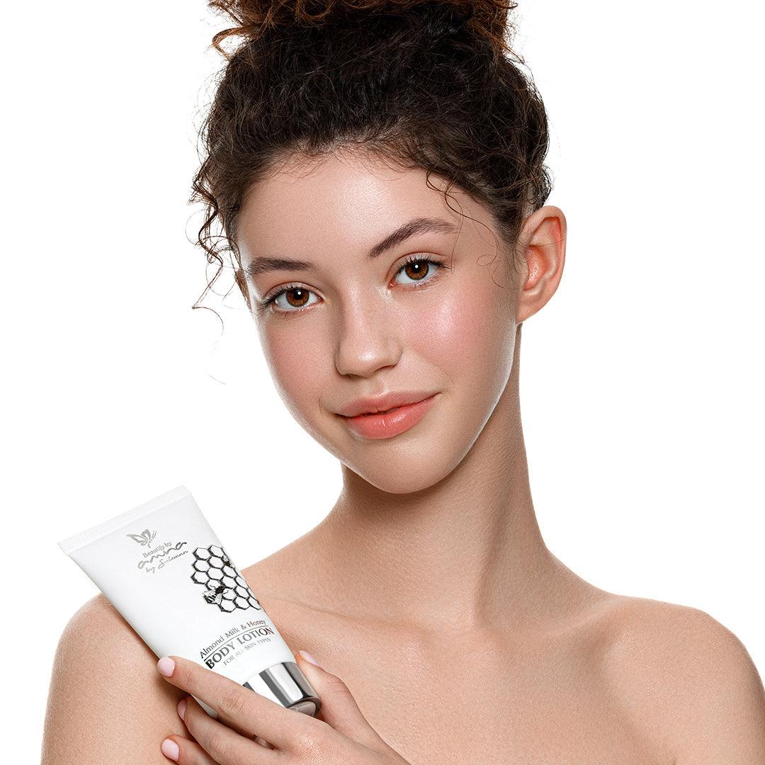 Almond Milk & Honey - BODY LOTION (for all skin types) - Mohsin Saeed Fabrics