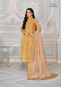 Embroidered Ada work and heavily Embellished Wedding & formal dresses available at mohsin saeed Fabrics online store. 