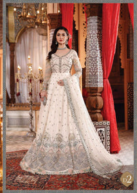 Maria b Mbroidered Wedding Edition'22 MBD-02 is available at Mohsin Saeed Fabrics. ✓ shop all the top women clothing brands in pakistan ✓ Best Price and Offers ✓ Free Shipping ✓ Cash on Delivery ✓ formal & Wedding Collections 