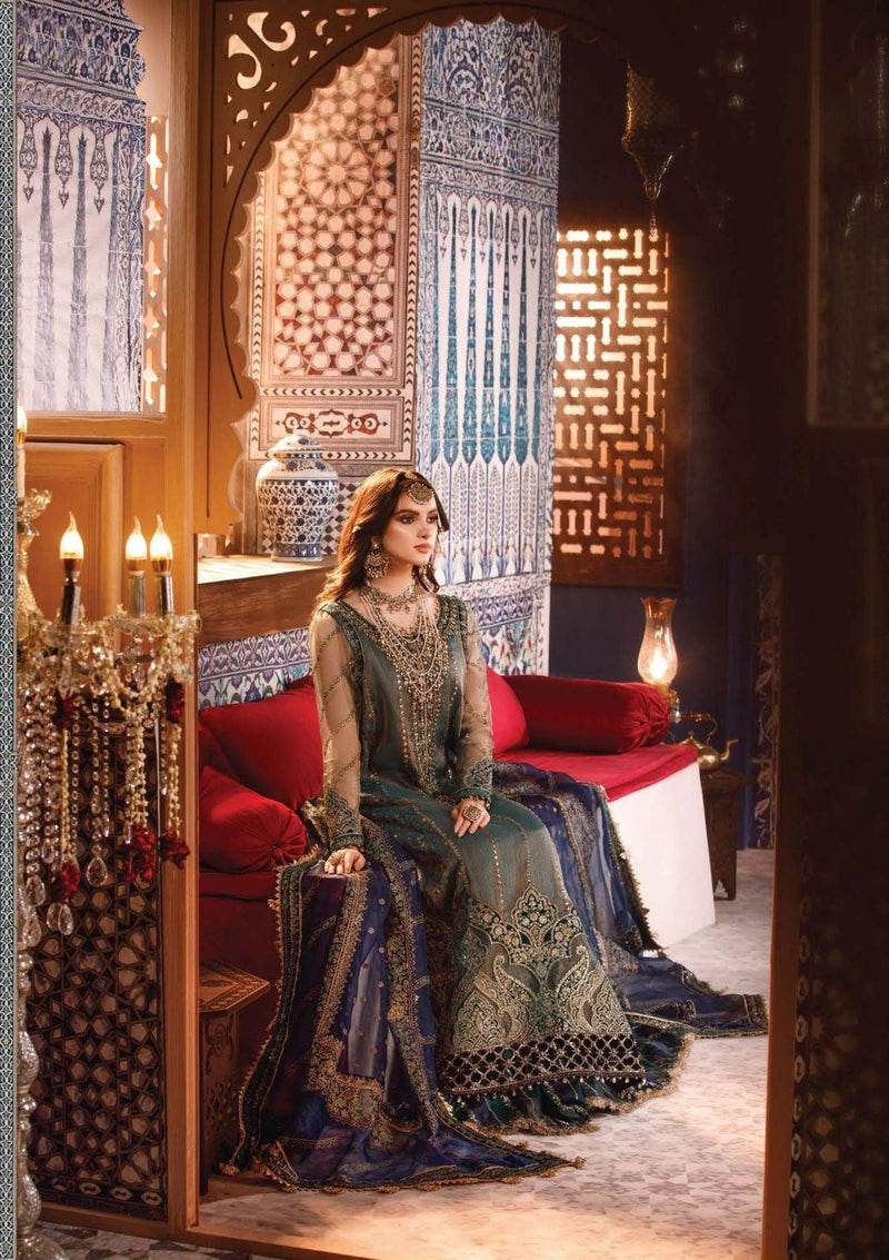 Maria b Mbroidered Wedding Edition'22 MBD-08 - Mohsin Saeed Fabrics
