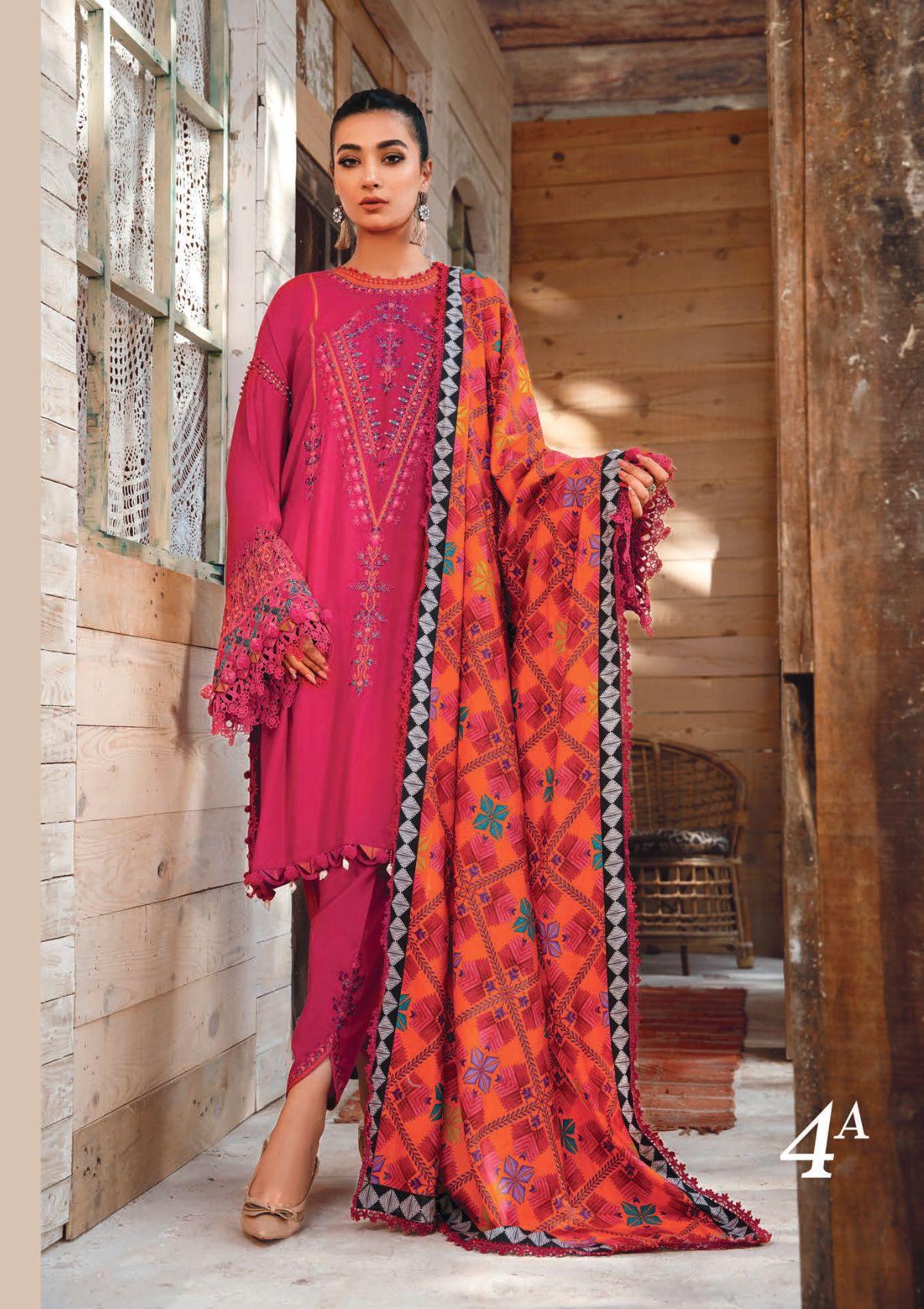 Maria b MPrints Winter Shawl'22 D-4A is available at Mohsin Saeed Fabrics. ✓ shop all the top women clothing brands in pakistan ✓ Best Price and Offers ✓ Free Shipping ✓ Cash on Delivery ✓ formal & Wedding Collections 