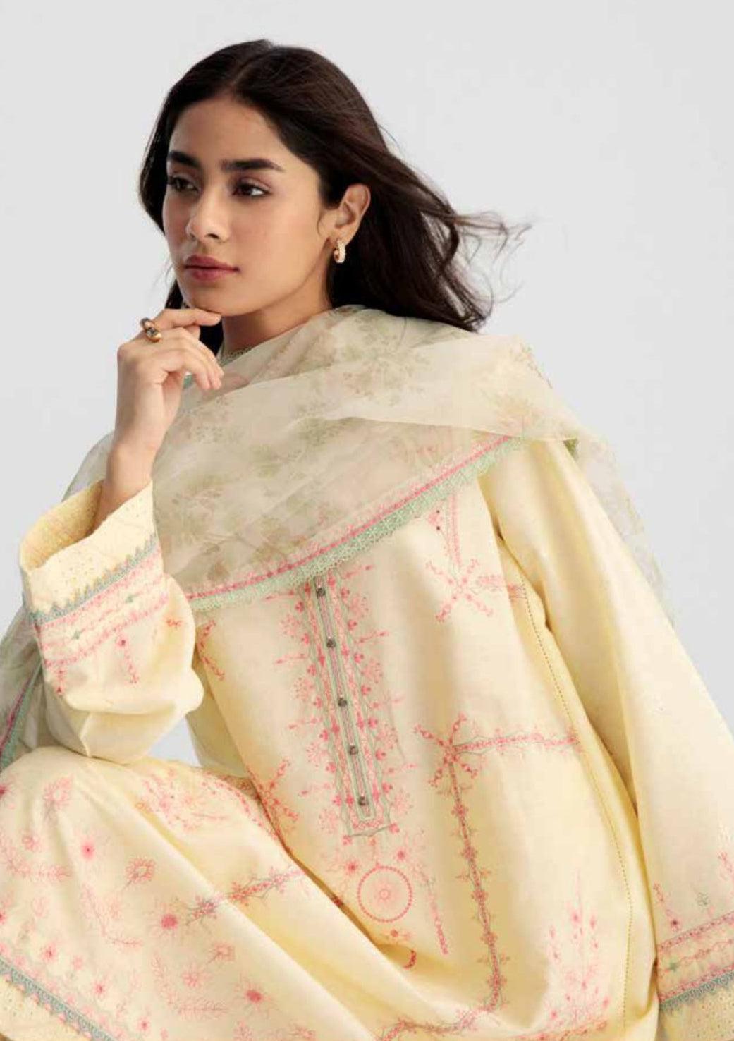 Coco by Zara Shahjahan SS'23 D-03A - Mohsin Saeed Fabrics