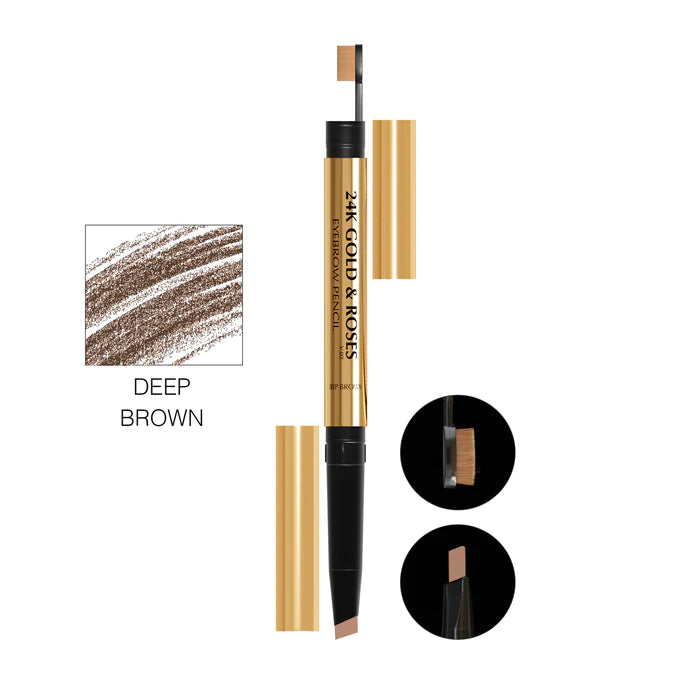 24K GOLD & ROSES V.02 EYEBROW PENCIL - Mohsin Saeed Fabrics