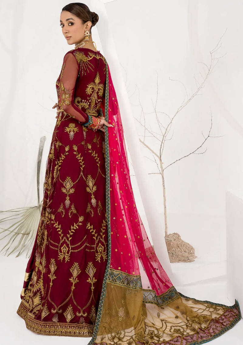 Zarif La Celeste Luxury Formals'23 ZLC-04 (BURNT ROSE) - Mohsin Saeed Fabrics