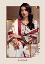 Eshaisha Premium Emb Winter'22 EAW-514 - Mohsin Saeed Fabrics