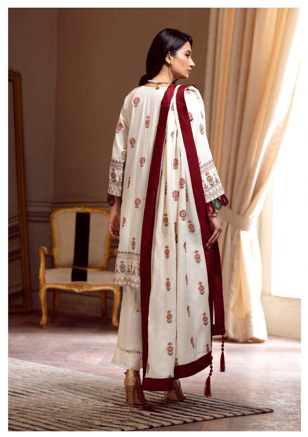 Eshaisha Premium Emb Winter'22 EAW-514 - Mohsin Saeed Fabrics