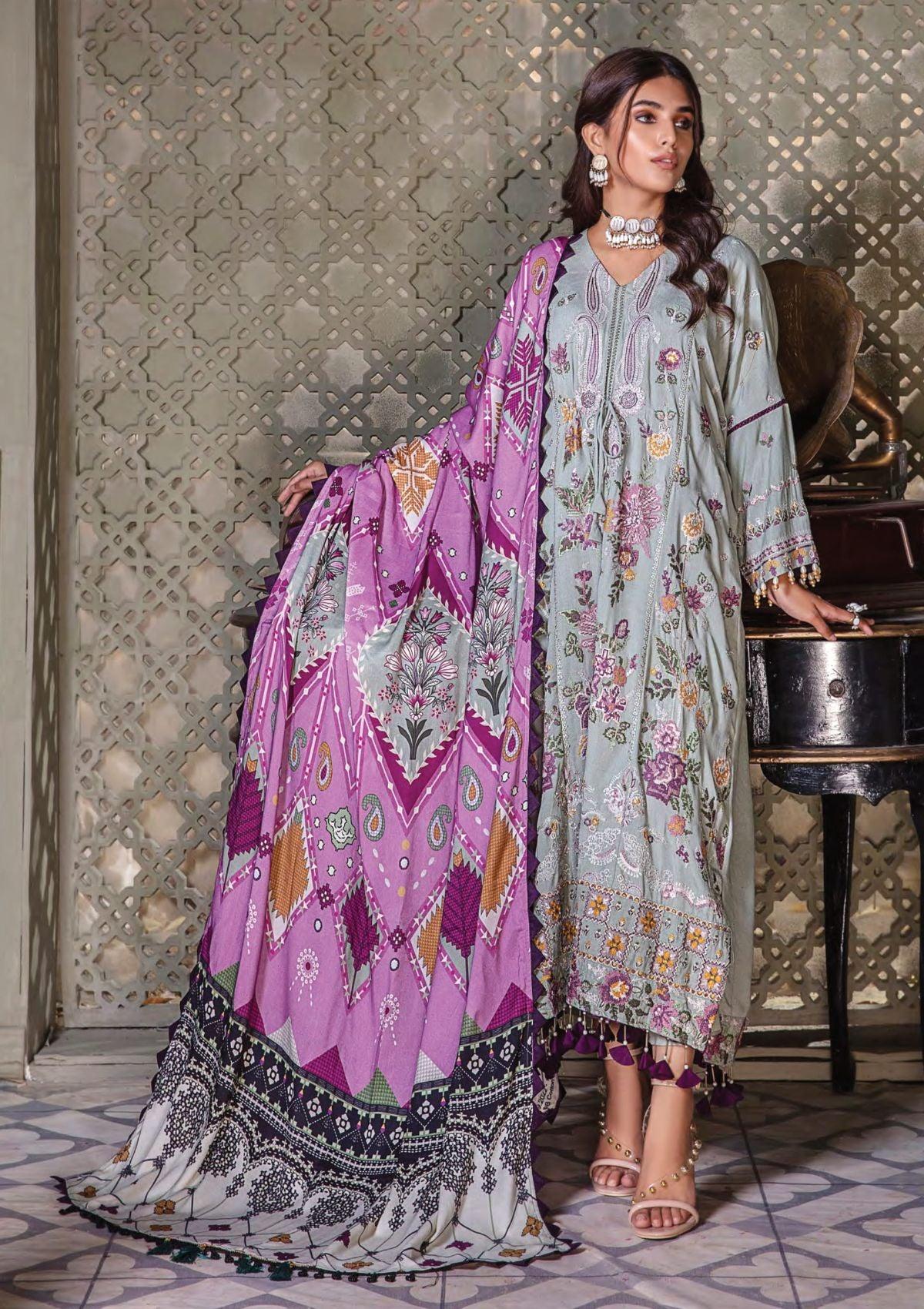 Eshaisha-winter-Embroidered-&-Printed-Dress-is-available-at-Mohsin-Saeed-Fabrics-Online-Shopping--